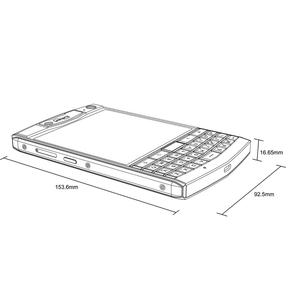 Unihertz Titan Rugged QWERTY Smartphone