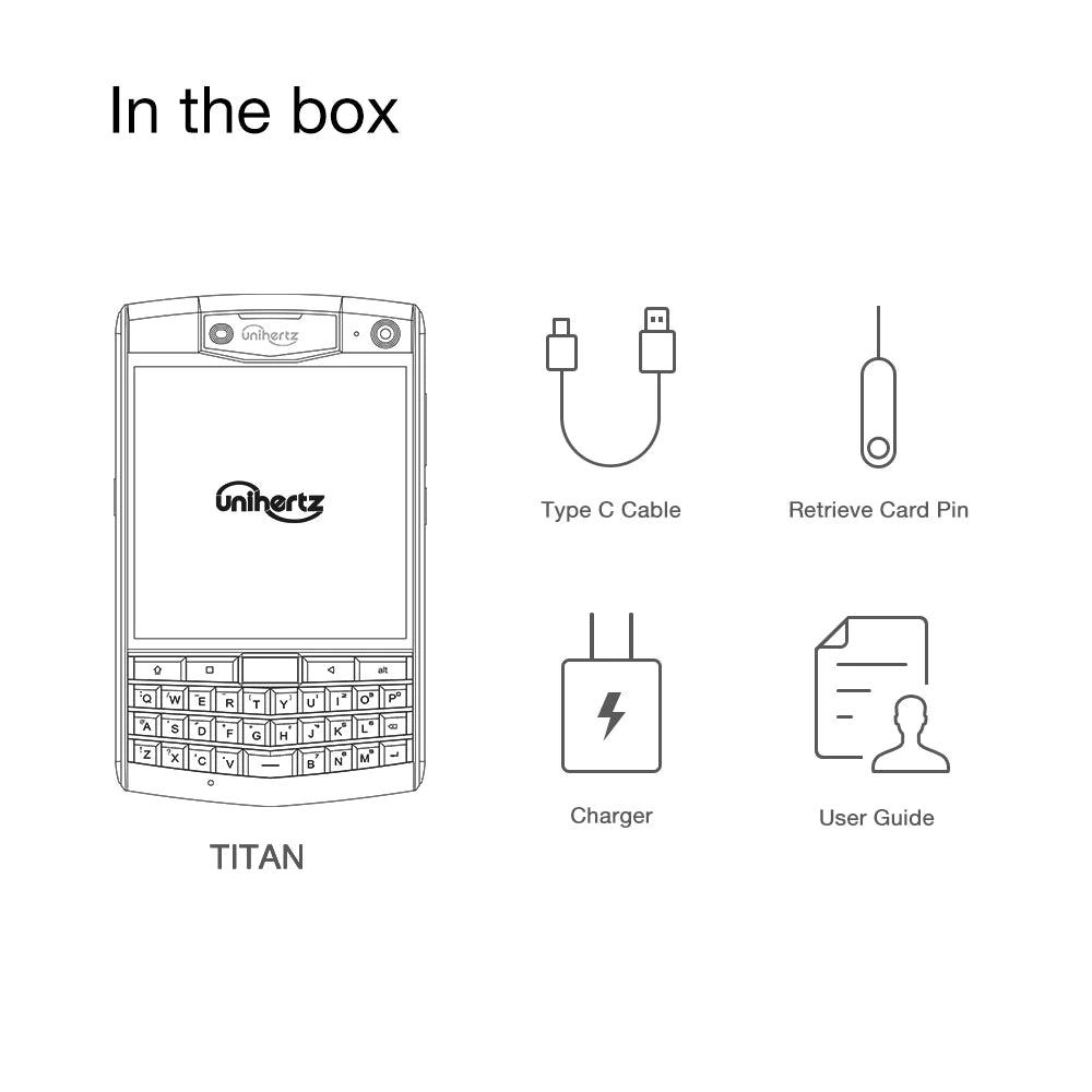 Unihertz Titan Rugged QWERTY Smartphone