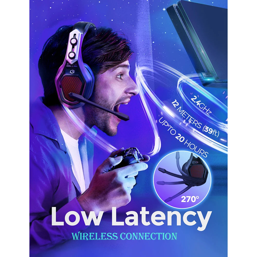 Mpow Iron Pro Wireless Gaming Headset