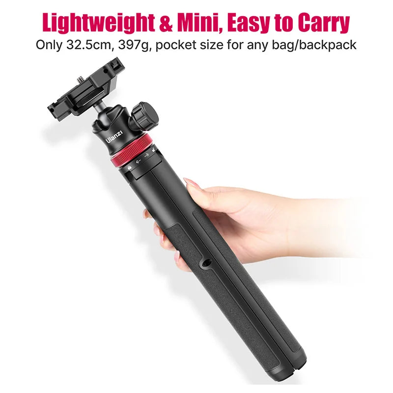 Ulanzi MT-44 1.46M Extend Selfie Stick Tripods With Phones And Cameras