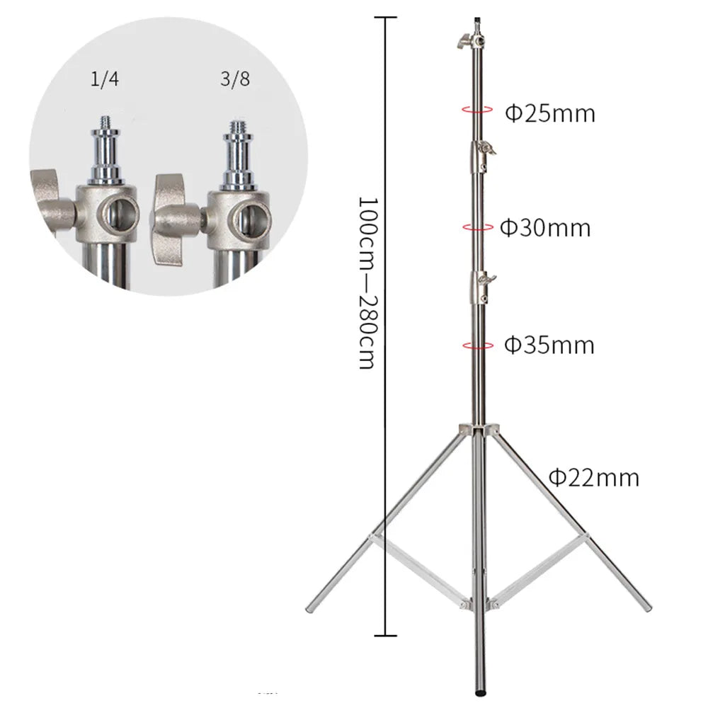 Super Stable Stainless Steel Big Tripod