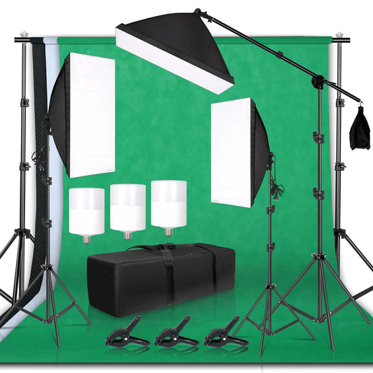 Photography Background Frame Support Softbox Lighting Kit