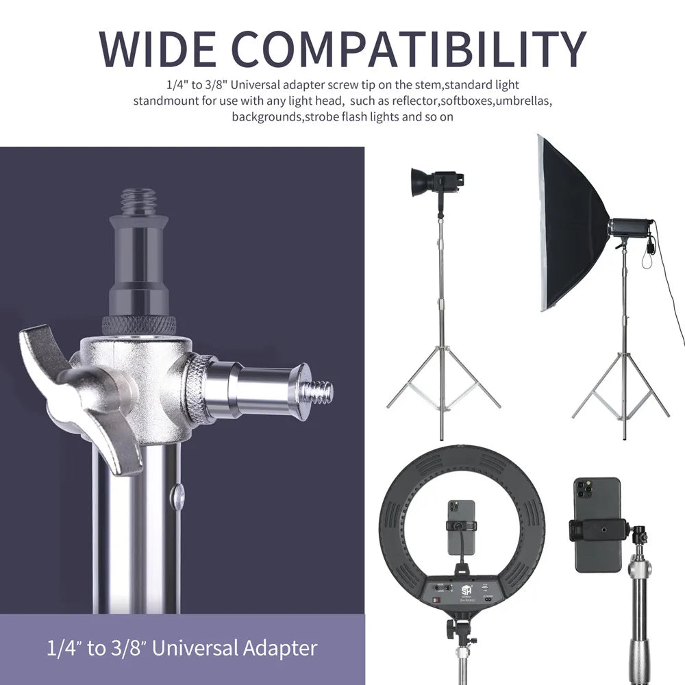 Super Stable Stainless Steel Big Tripod