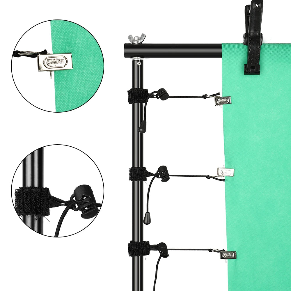 2X2M 2X3M 2.6X3M Photography Backdrop Support System