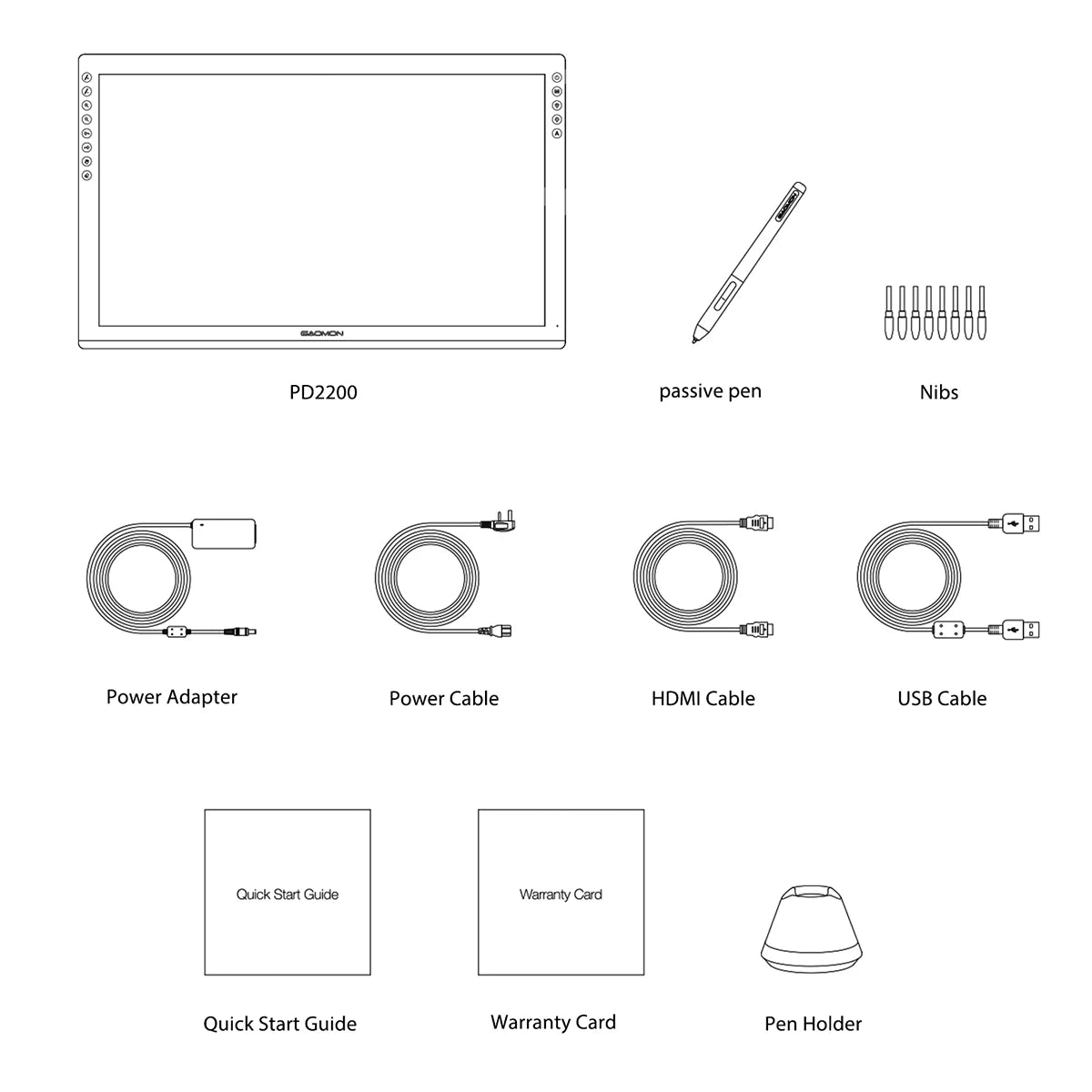 GAOMON PD2200 21.5 Inch Graphic Tablet