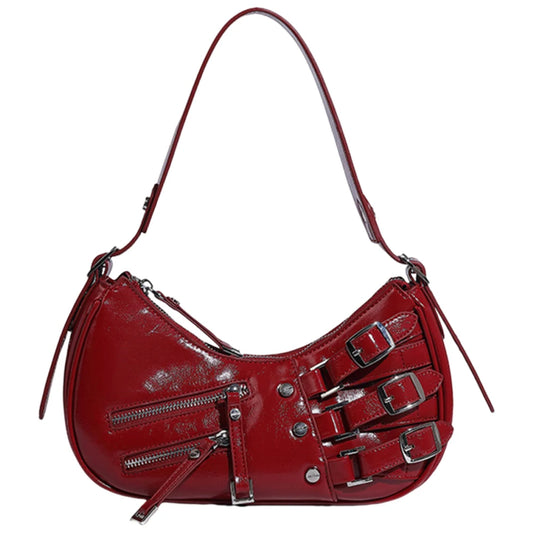 Women Retro Crescent Hobo Shoulder Bag