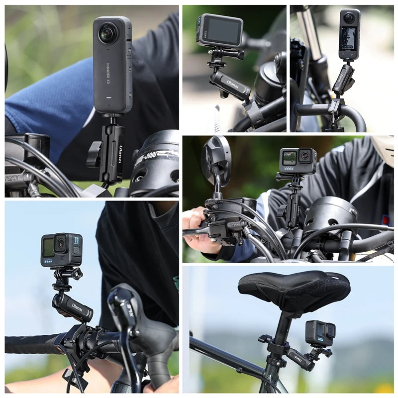 Ulanzi CM025 Bike/Motorcycle Handlebar Mount 360° Rotating Action