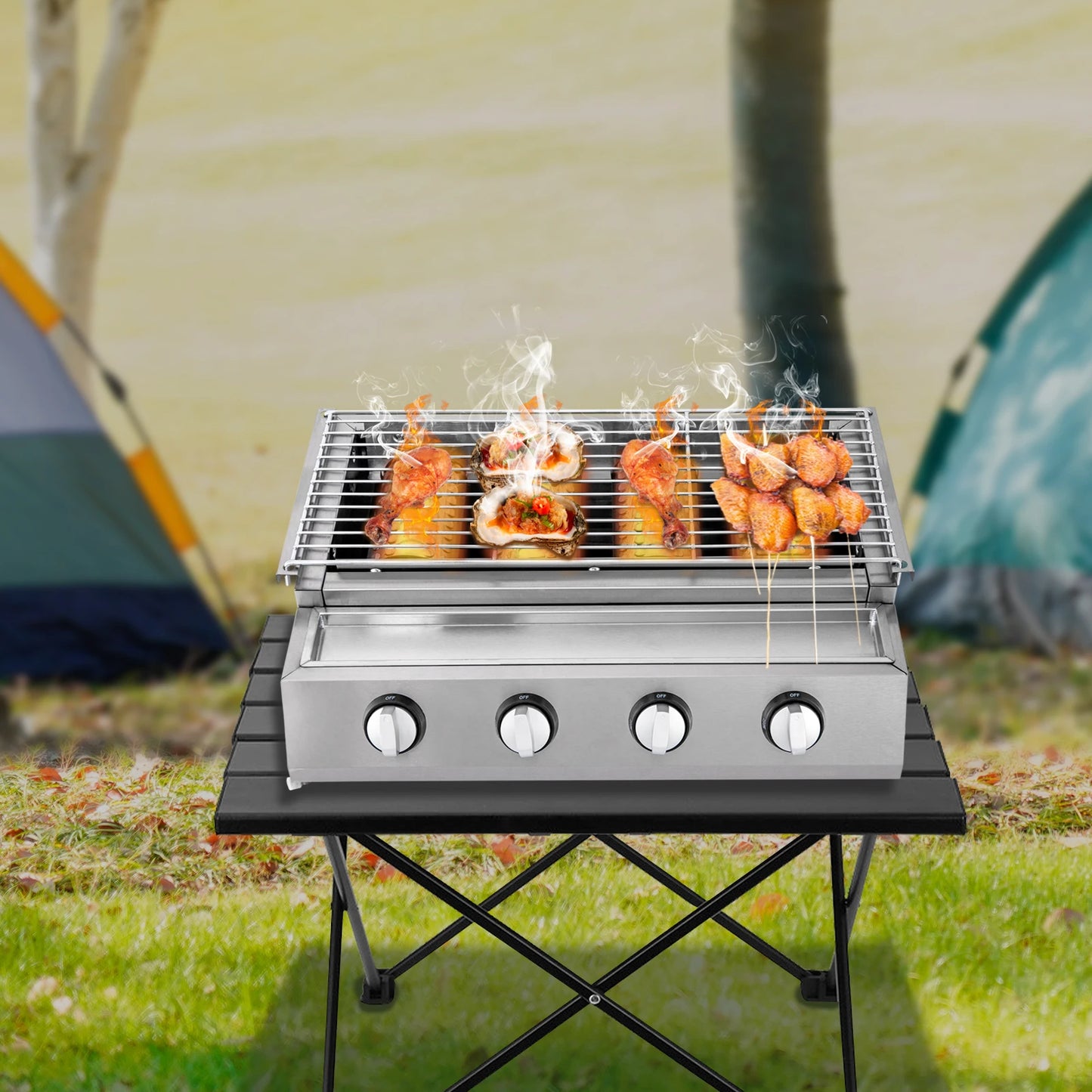 Propane Gas Stainless Steel BBQ Grill