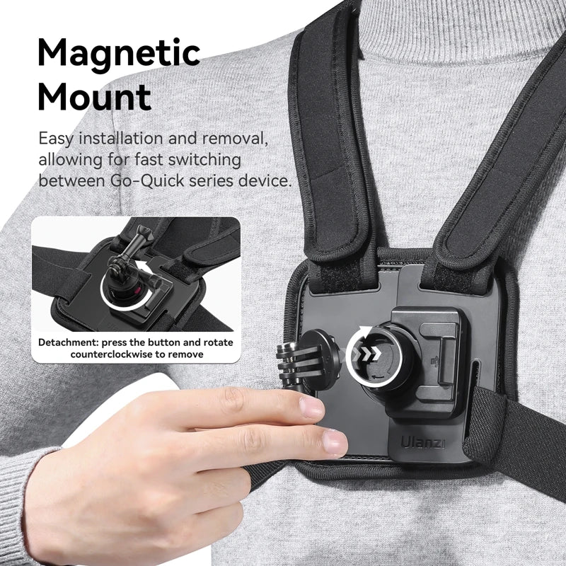 Ulanzi Go-Quick II Magnetic Chest Strap