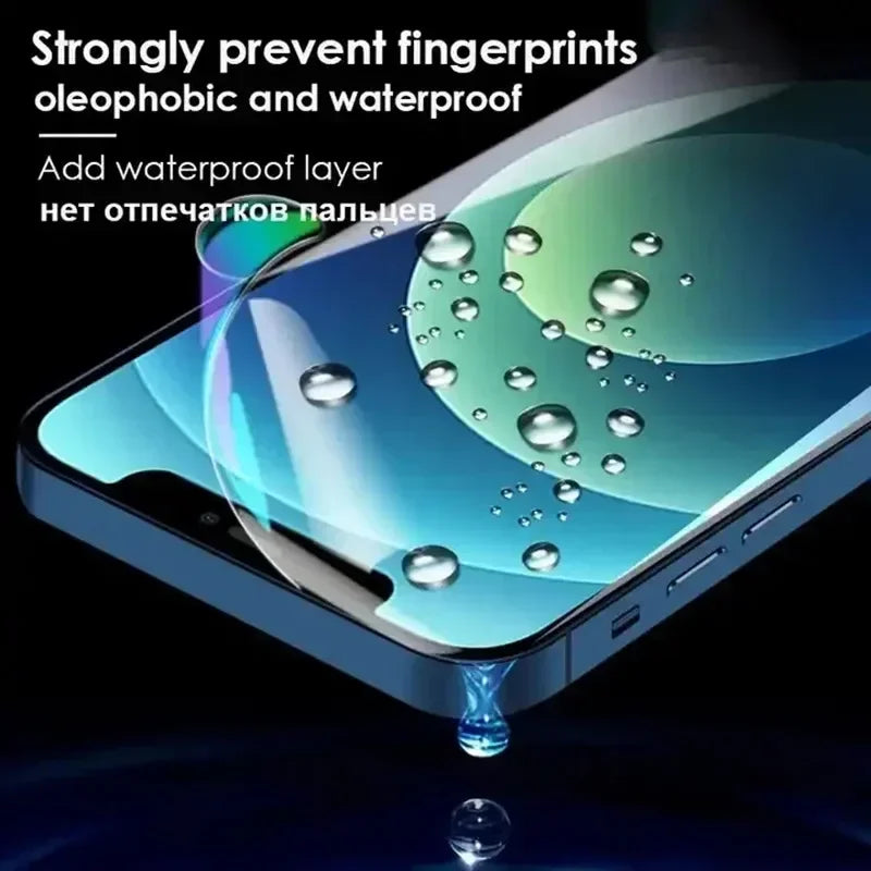 4Pcs Hydrogel Film Full Cover For iPhone 11 12 13 14 Pro Max