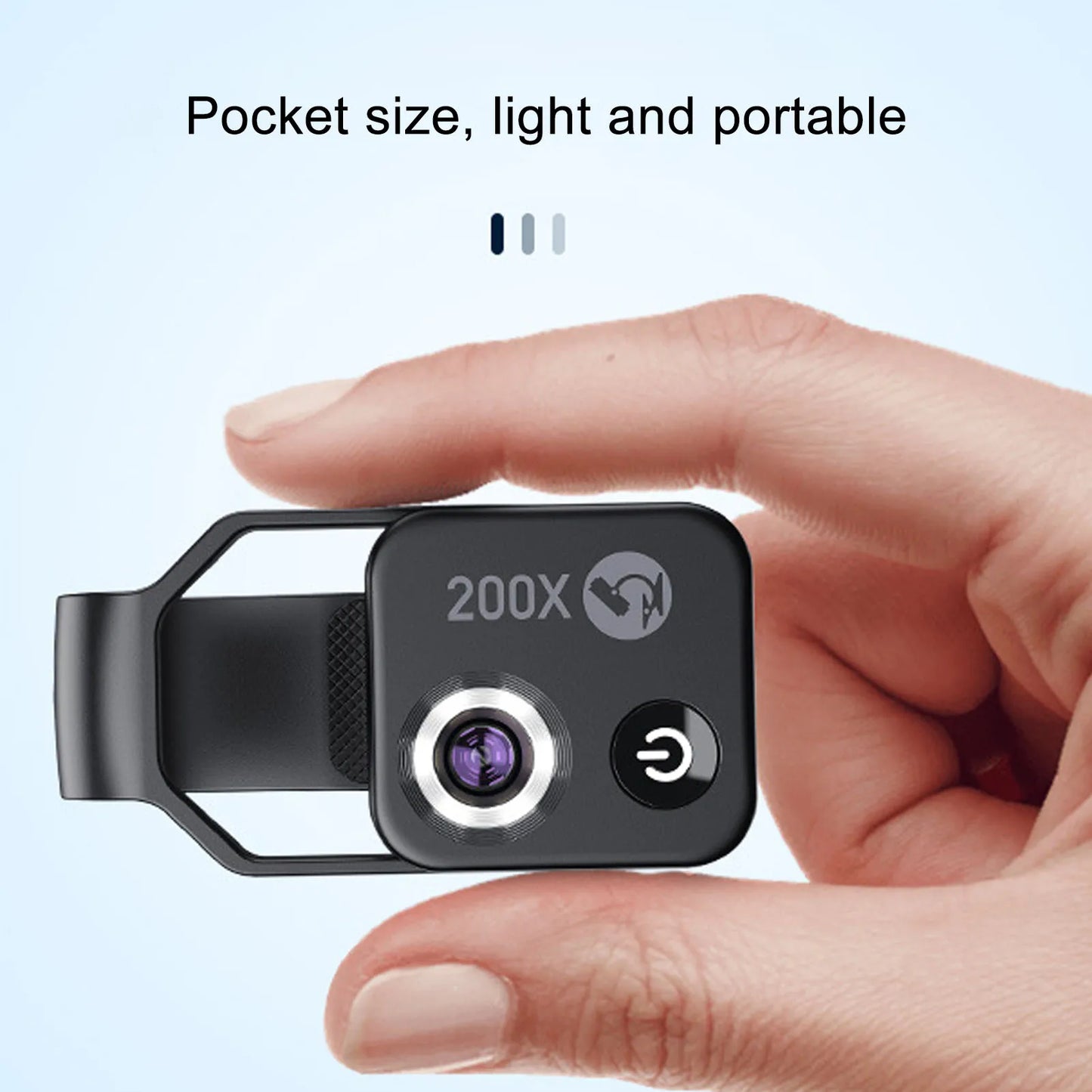 200X HD Pocket Microscope