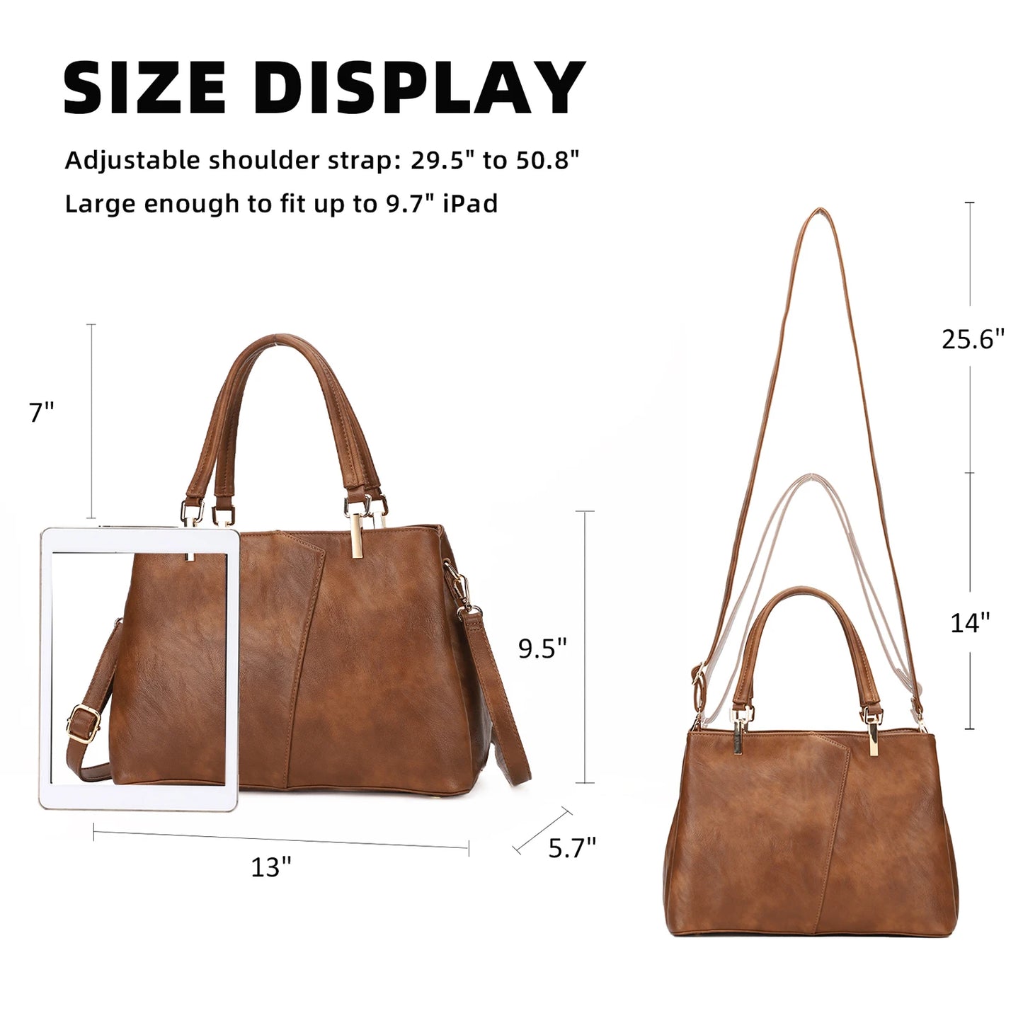 Hobo Bag Women Large Leather Shoulder Bag