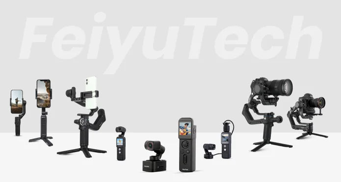 FeiyuTech Pocket 3 Kit Cordless Detachable 3-Axis Stabilizer Gimbal Camera 4K60fps