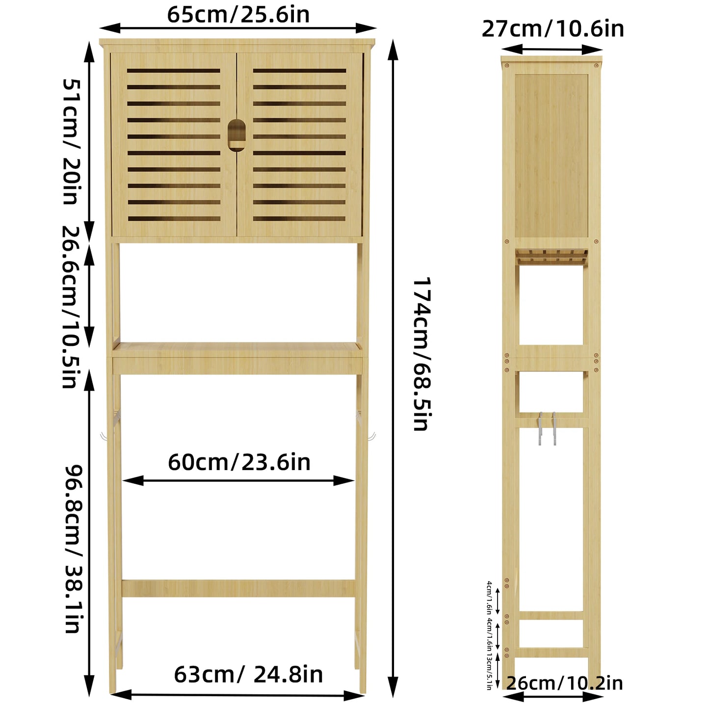 Over The Toilet Storage Cabinet