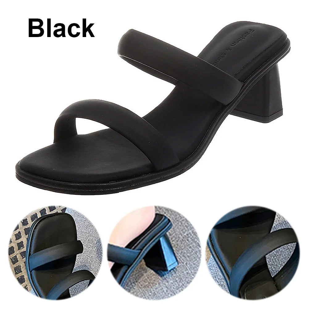 Comfortable Two Strap Open Toe Sandals