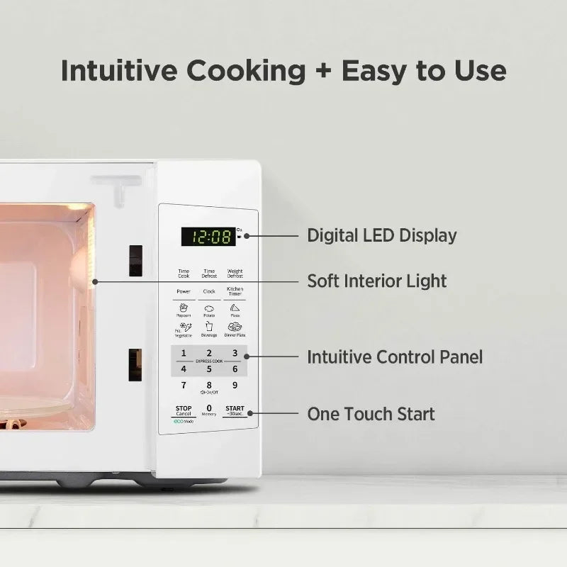 Countertop Microwave Oven with Sound On/Off