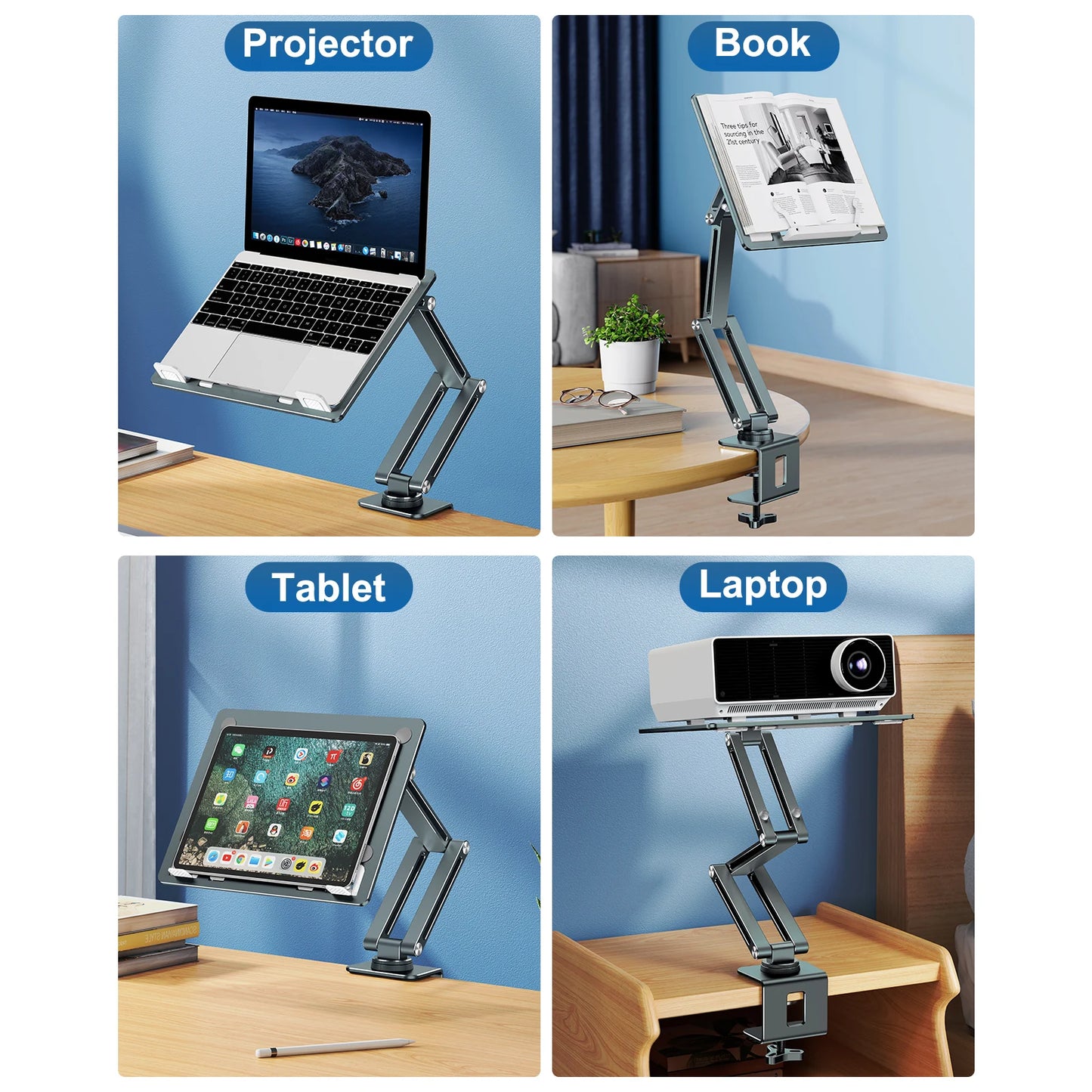 Oatsbasf Laptop and Tablet Stand Clamp