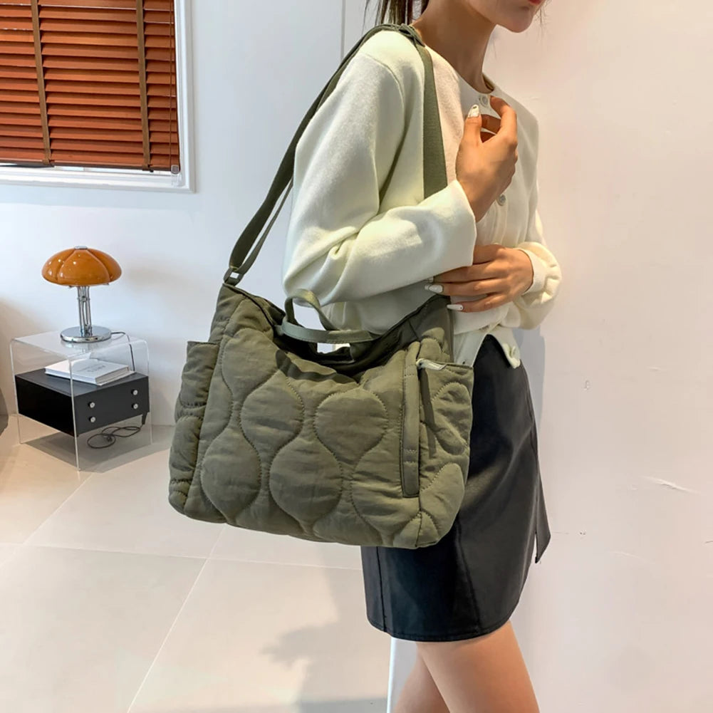 Women Padded Large Shoulder Bag