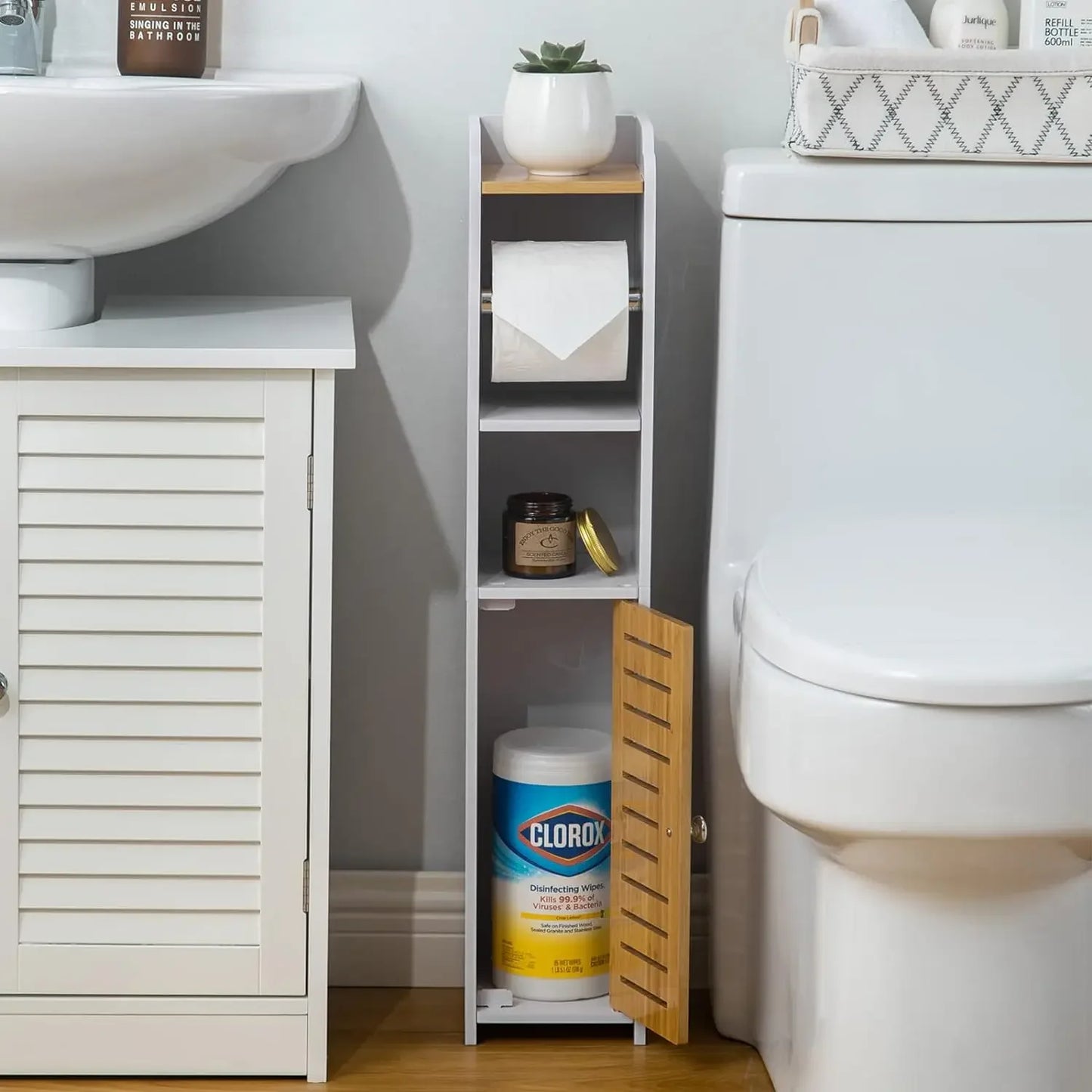 Small Bathroom Storage Cabinet