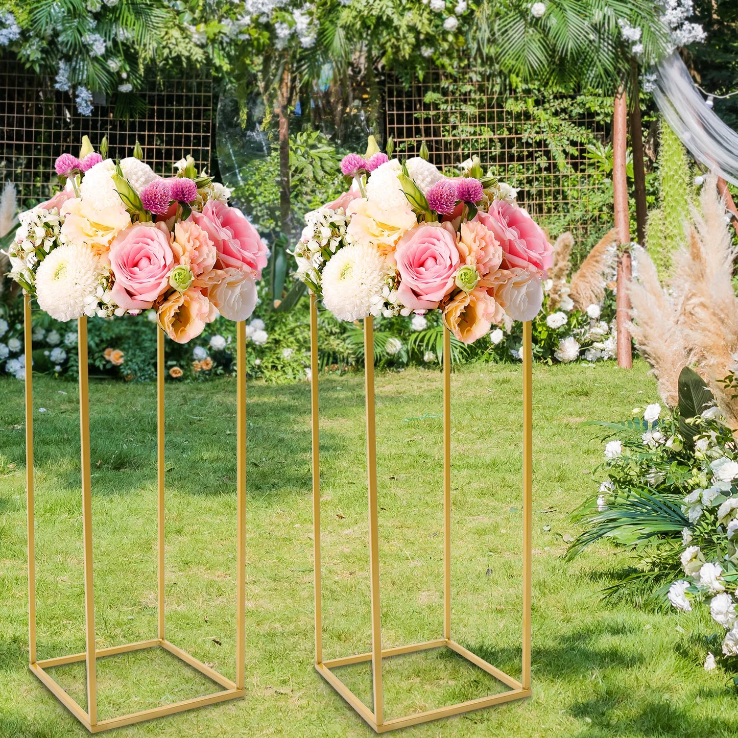 2 Pieces of 60cm Decorative Flower Stand