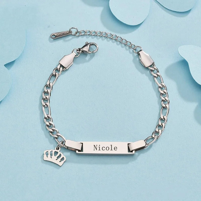 DUOYING Newborn Custom Name Bracelet