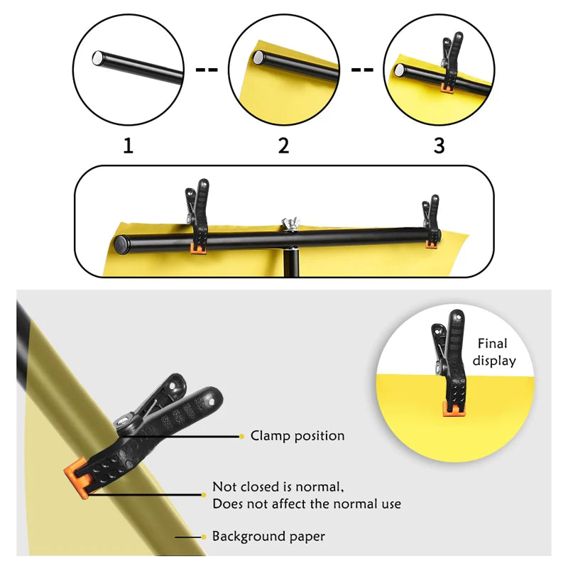 SH Photography T-Shape Backdrop Stand