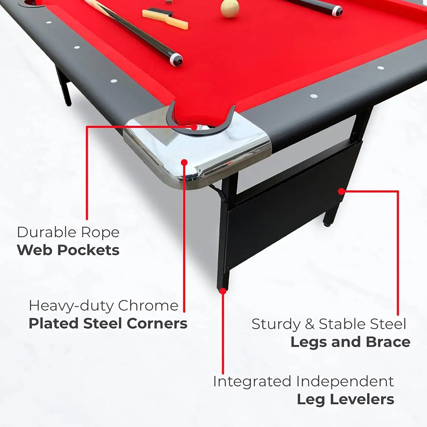 Fairmont Portable 6-Ft Pool Table