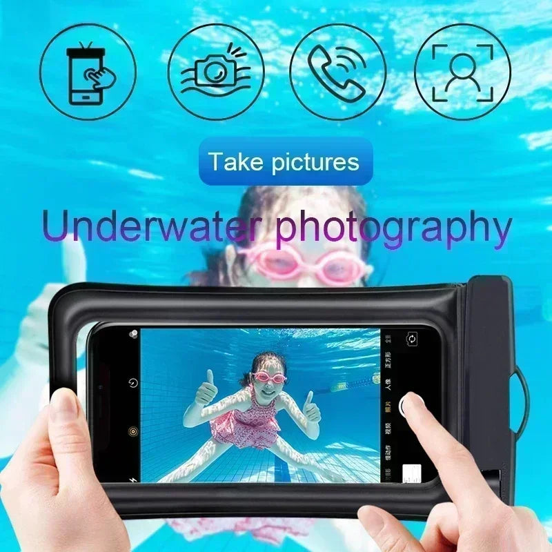 IP68 Universal Waterproof Phone Case iPhone 15 14 13 12 11 Pro Max X Xiaomi