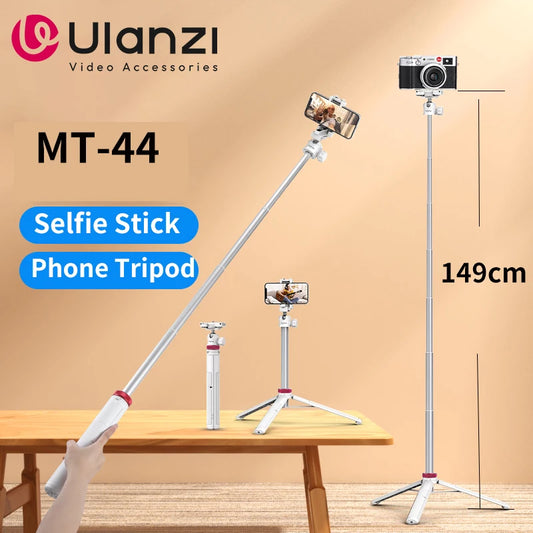 Ulanzi MT-44 1.46M Extend Selfie Stick Tripod