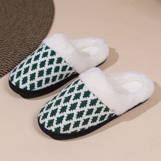 Women Fluffy Thickened Slippers