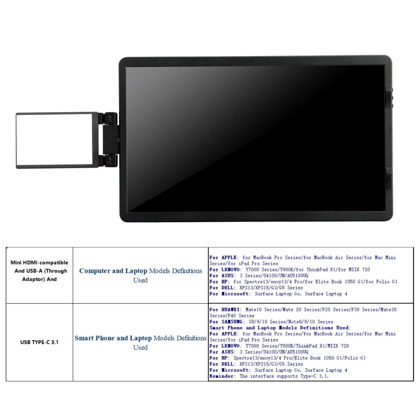 14 6 Inch LCD Laptop Monitor