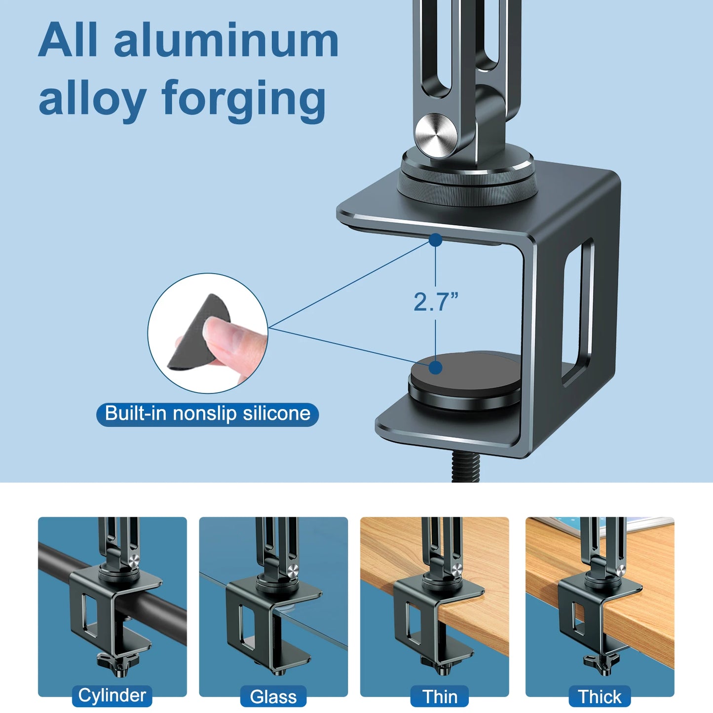 Oatsbasf Laptop and Tablet Stand Clamp