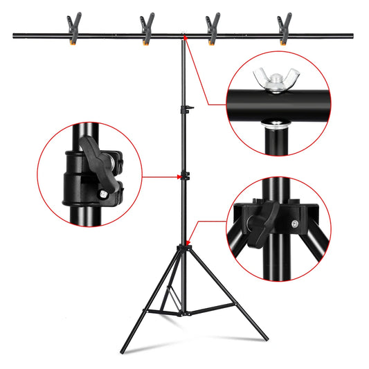 SH Photography T-Shape Backdrop Stand