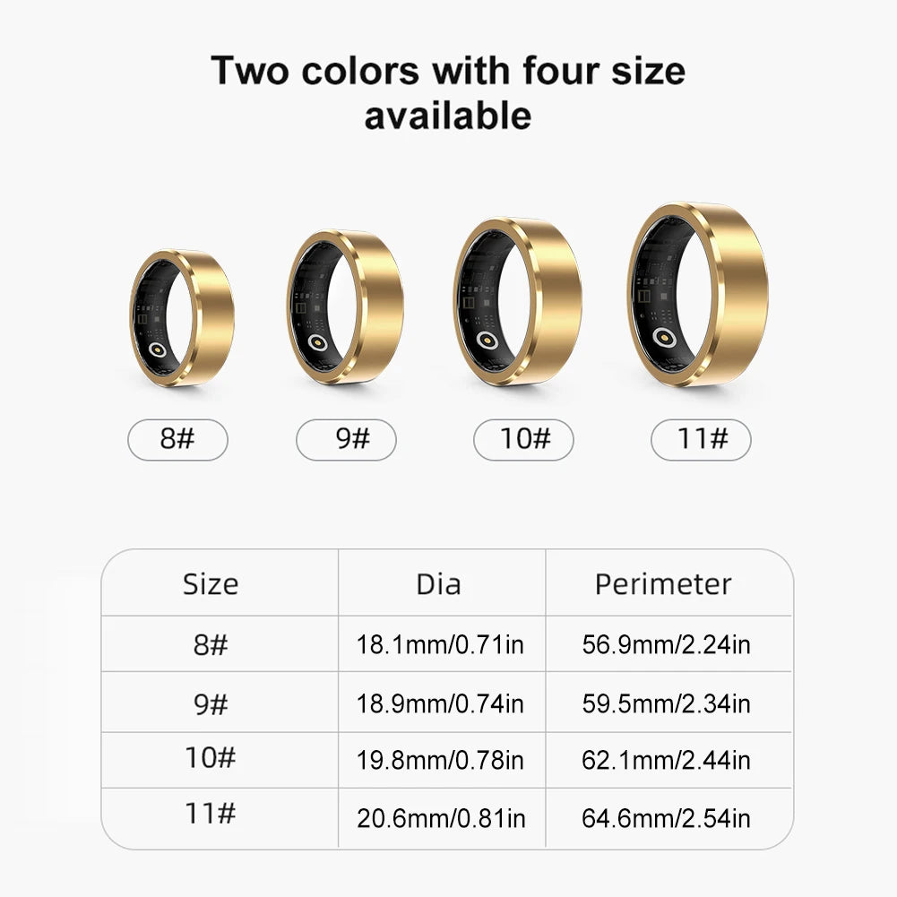 Smart Ring Waterproof Sport Intelligent Health Ring