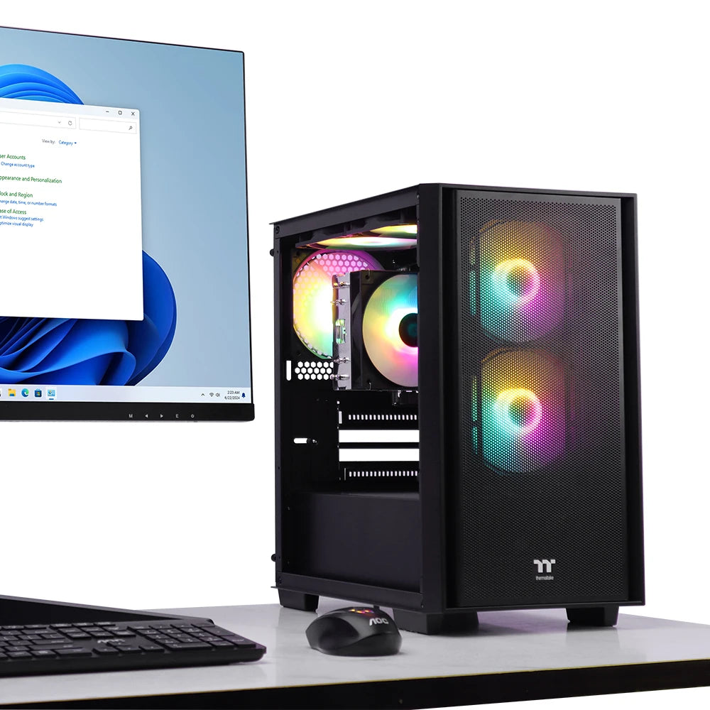 YEAH MAGIC Business Desktop AMD Ryzen 5 Home Gamer Computer