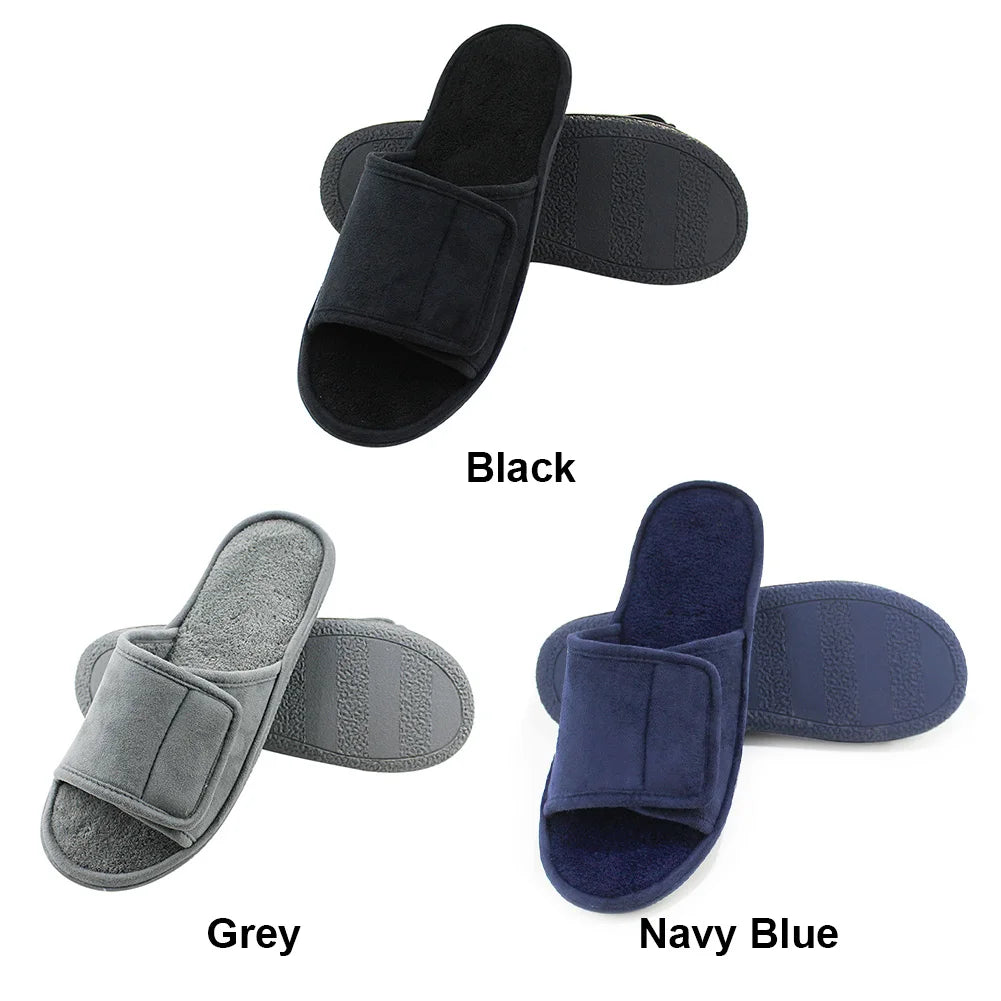 Mens Adjustable House Slippers