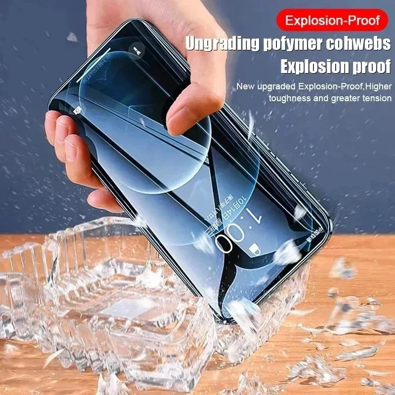 4Pcs Hydrogel Film Full Cover For iPhone 11 12 13 14 Pro Max