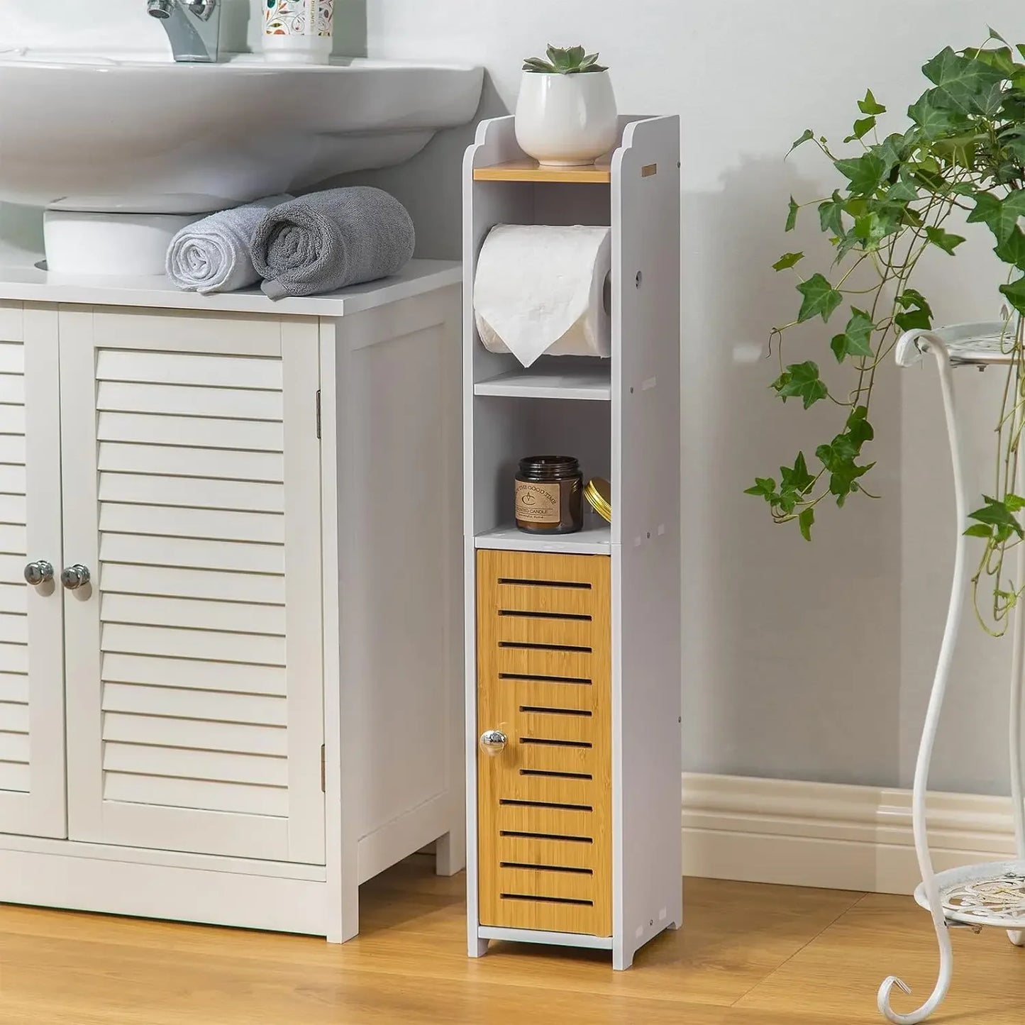 Small Bathroom Storage Cabinet