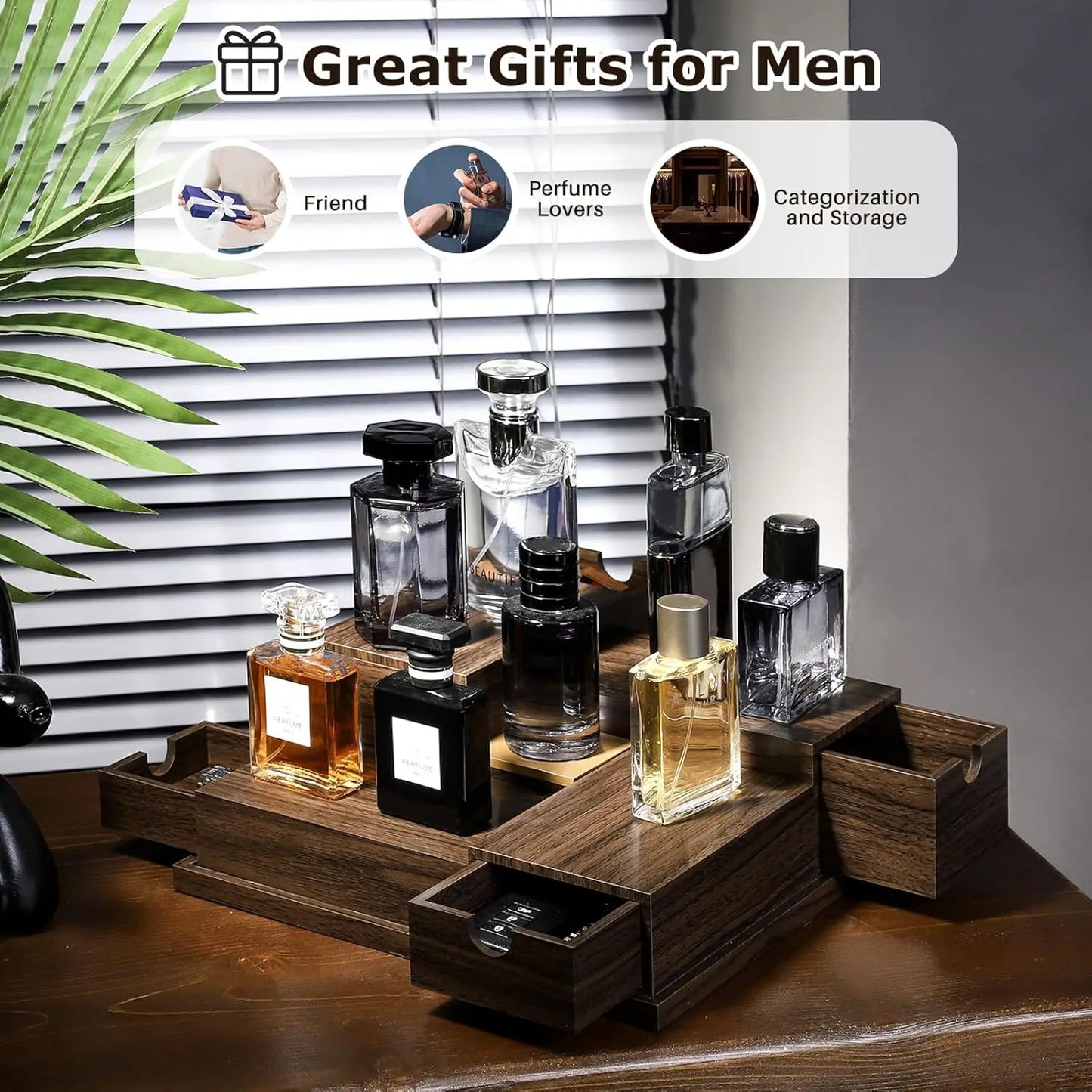 Homde Cologne Organizer for Men