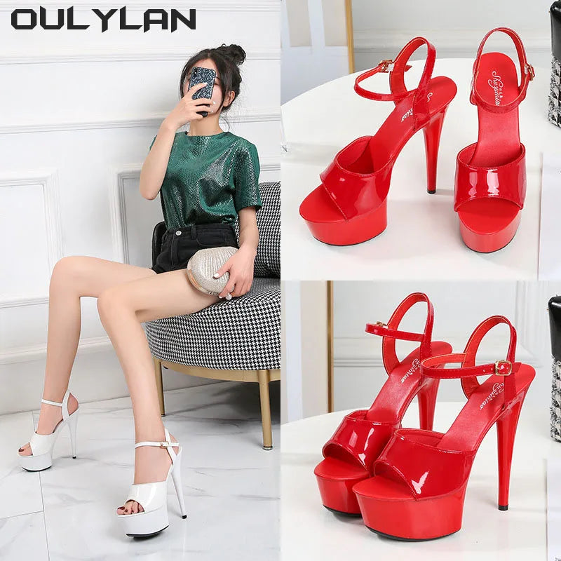 Oulylan Women Sexy Platform Sandals