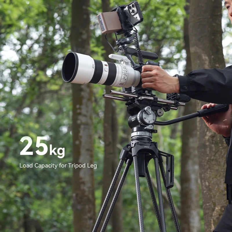 Ulanzi Video Fast Heavy Duty Carbon Fiber / Aluminum Tripod