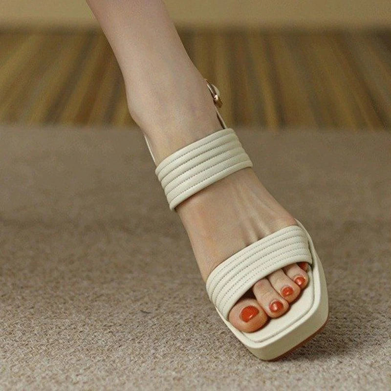 Women Fish Mouth Platform Heels