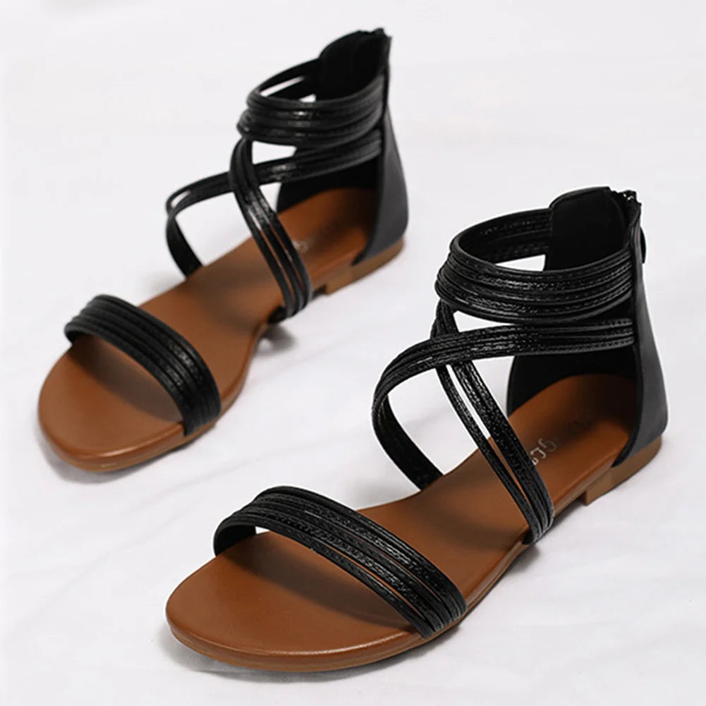 Womens Roman Flat Sandals