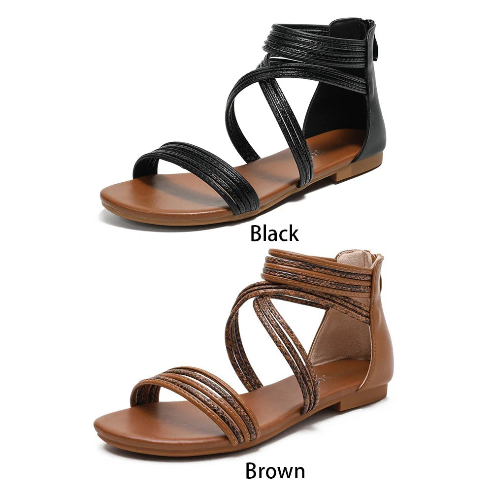 Womens Roman Flat Sandals