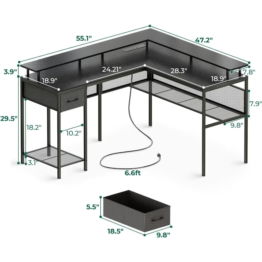 L Shaped Gaming Desk