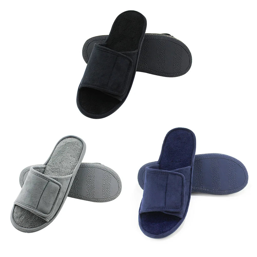 Mens Adjustable House Slippers