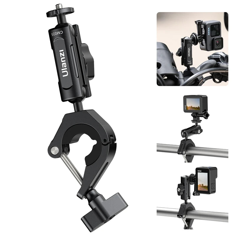 Ulanzi CM025 Bike/Motorcycle Handlebar Mount 360° Rotating Action