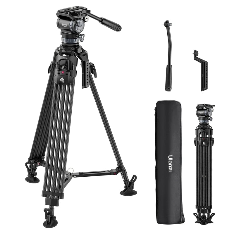 Ulanzi Video Fast Heavy Duty Carbon Fiber / Aluminum Tripod