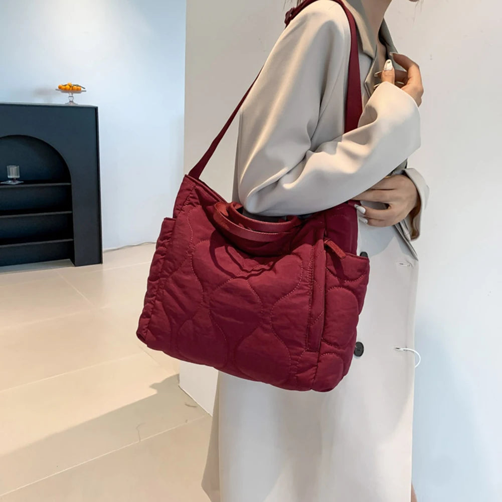 Women Padded Large Shoulder Bag