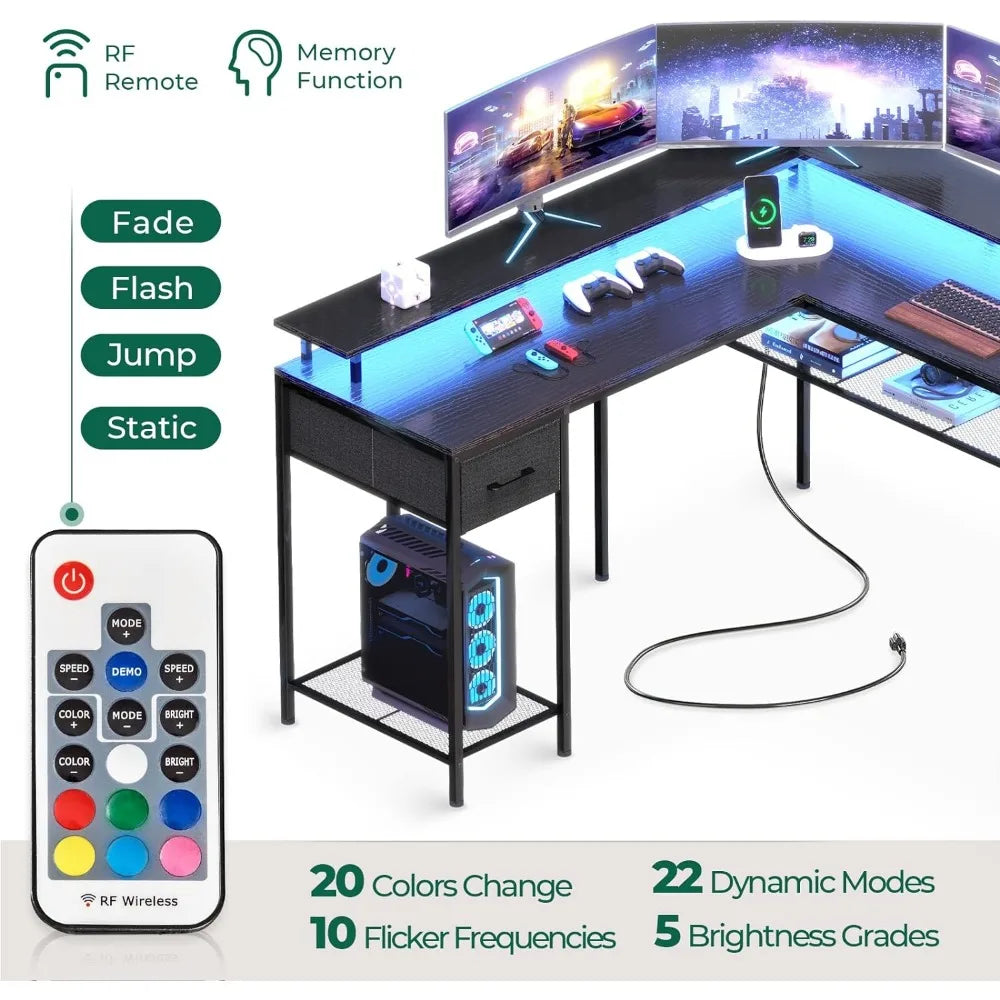 L Shaped Gaming Desk